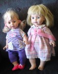baby so beautiful two dolls pink purple